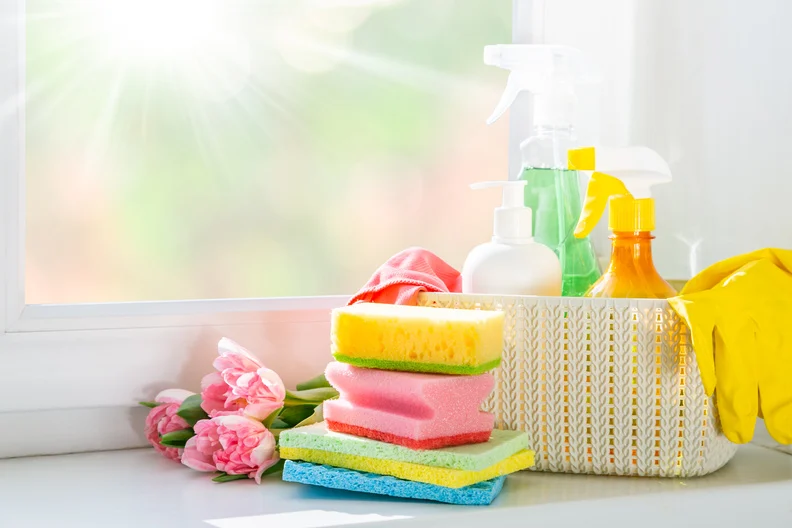 Eco-friendly cleaners for a soothing senior care
